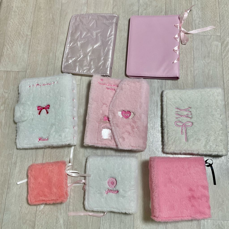 포카앨범 핑크 포카바인더 8개 일괄 이미지