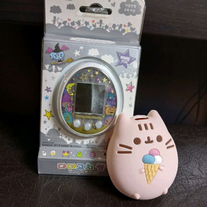 다마고치 썸 매지컬 화이트 한글판 풀박스 이미지