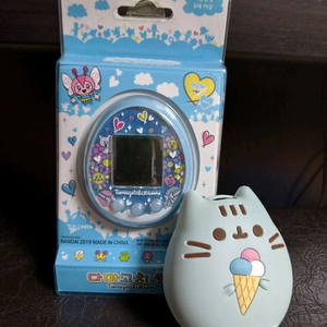 다마고치 썸 메르헨 블루 한글판 풀박스 이미지