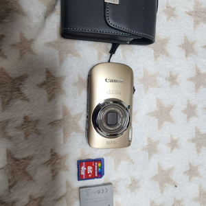 캐논 익서스 IXUS 110 IS .귀한골드색.본체기스파손없음 밧데리.메모리4GB.포함. 이미지