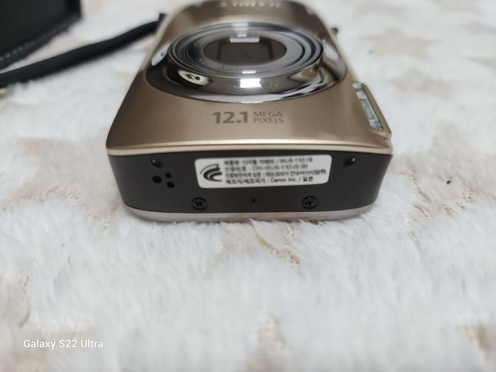 캐논 익서스 IXUS 110 IS .귀한골드색.본체기스파손없음 밧데리.메모리4GB.포함. 이미지
