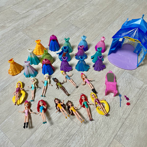 디즈니 클립돌+엘사캐슬 일괄