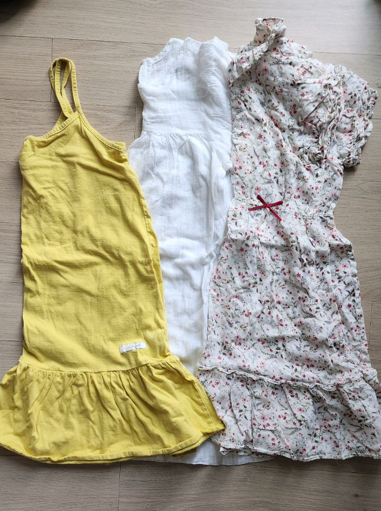 여아 여름 원피스 120 10벌+모자2종 택포--2