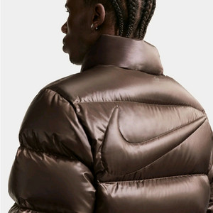 나이키 x 녹타 구스다운 패딩 브라운 XL 이미지