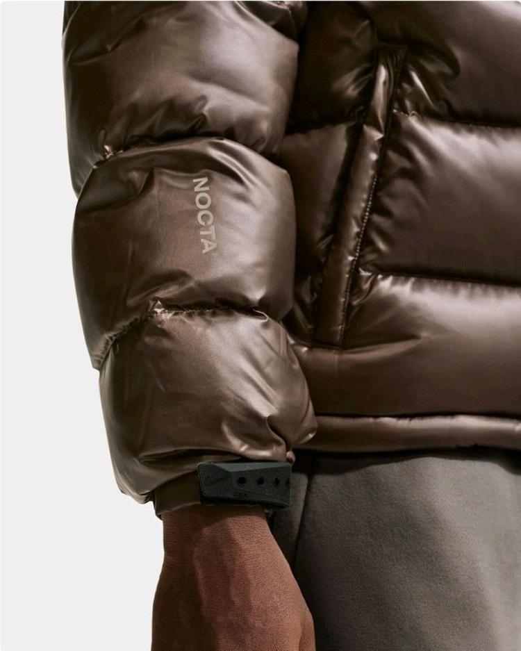 나이키 x 녹타 구스다운 패딩 브라운 XL 이미지