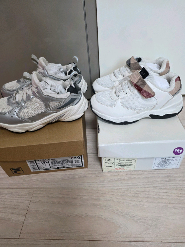 운동화190)휠라키즈 돌핀운동화 190+닥스키즈 운동화190 일괄--8