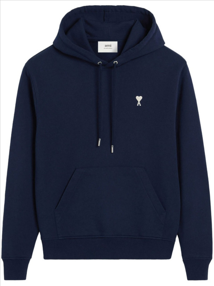 QR정품 아미화이트로고후드티 남녀공용 이미지