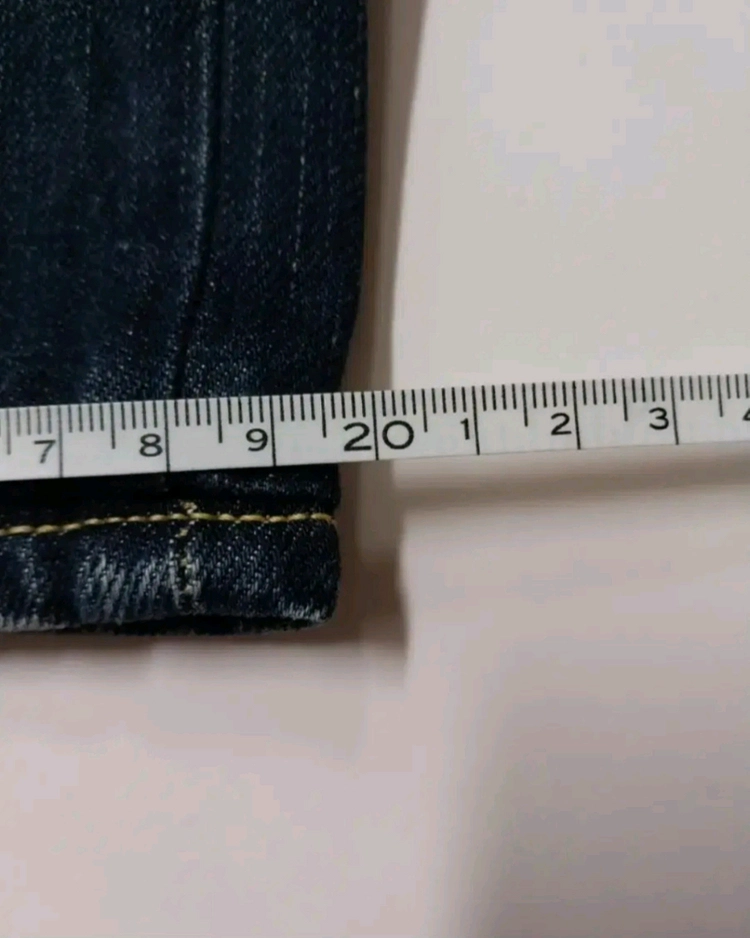 30)리바이스 502 가죽패치 워싱 일자청바지 이미지