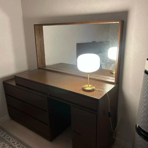 화장대 + 거울 + 스툴 무료나눔합니다. 이미지