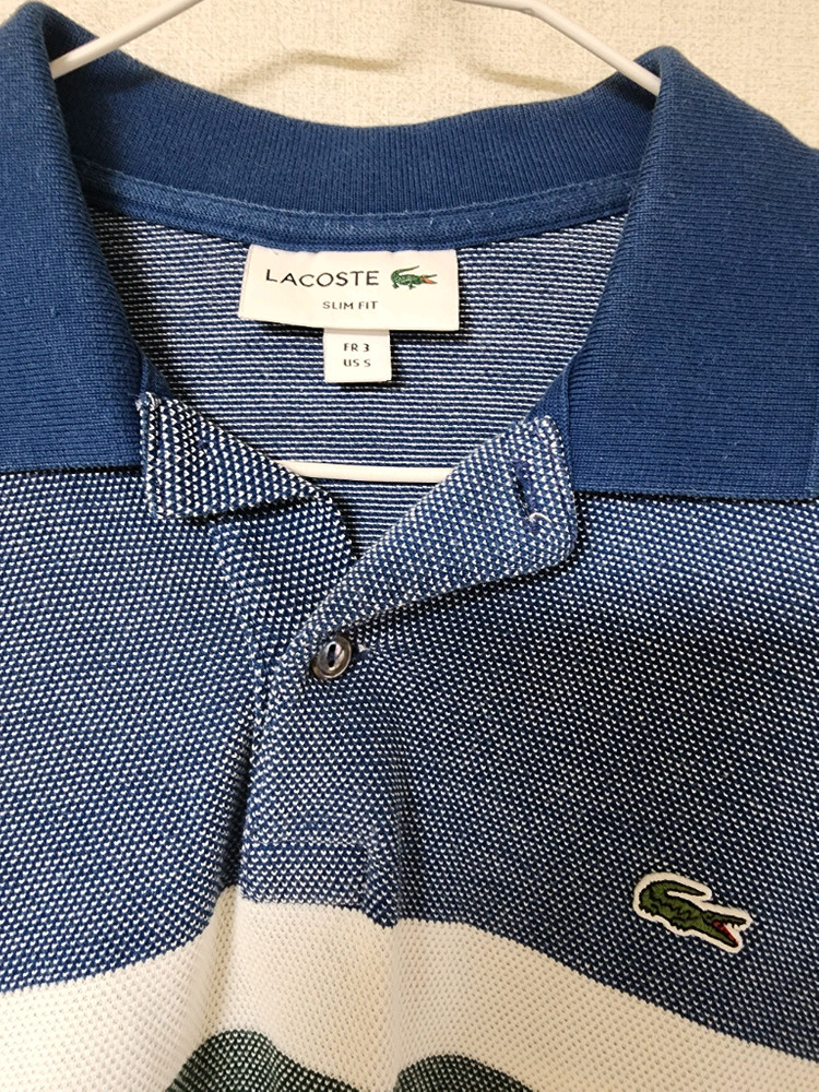 라코스테 남성 스트라이프 폴로셔츠 95--1