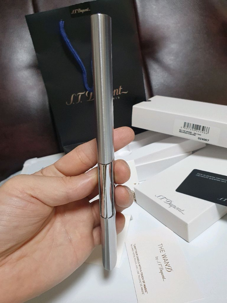 [새상품,풀세트] 듀퐁라이터 신형 터보 (테이블용,시가용) 쌍불 터보 라이타 이미지