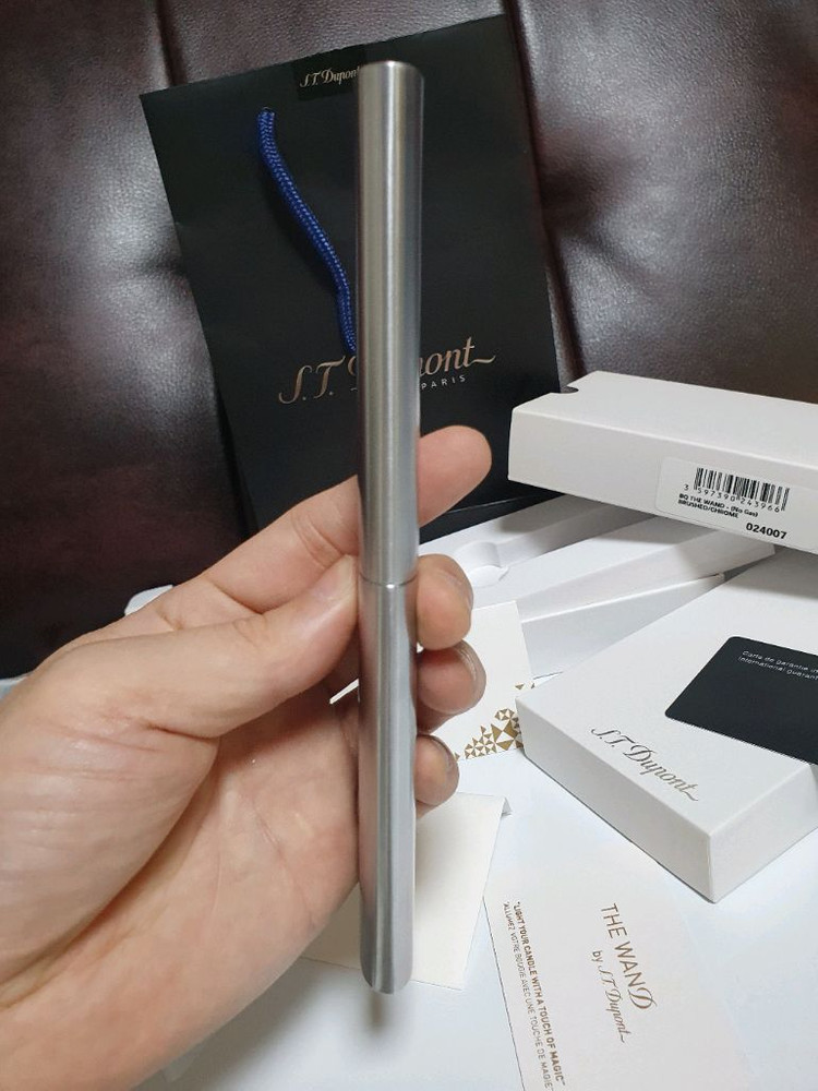 [새상품,풀세트] 듀퐁라이터 신형 터보 (테이블용,시가용) 쌍불 터보 라이타 이미지