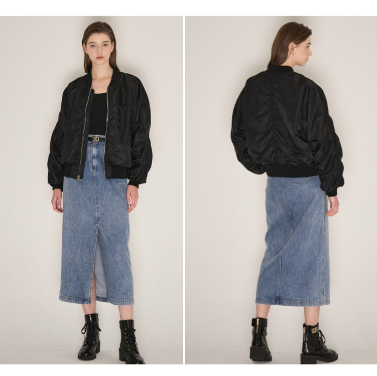 (할인)랑방 비딩 로고 패딩 점퍼--6