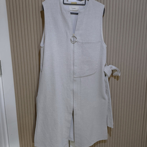 82 한섬 시스템 벨티드 베스트 양모 혼방 이미지