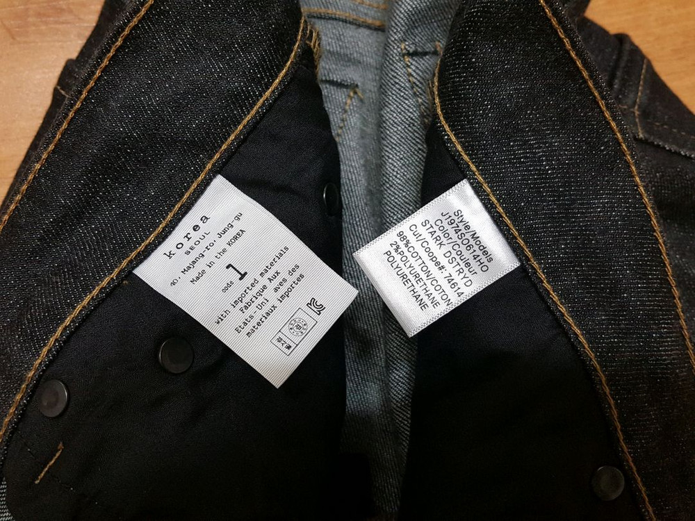 1착)REDEAR 스탠다드 스판 남성 블랙진바지/데님바지 28-29--3