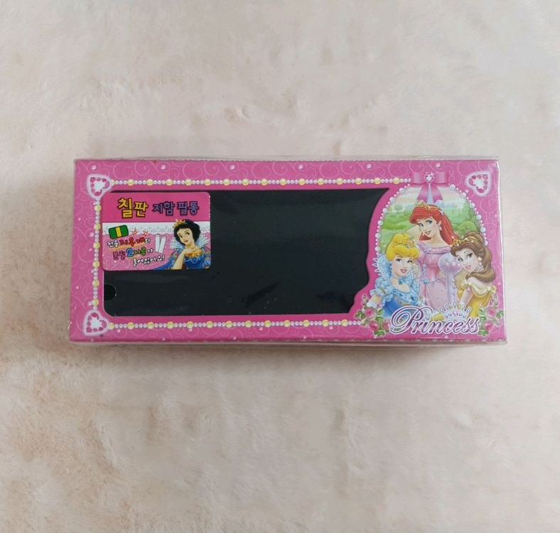 미개봉) 고전 디즈니 프린세스 칠판 지함 필통 빈티지 학용품 고전문구 연필 샤프 케이스 파우치 다꾸 다이어리 팬시 이미지