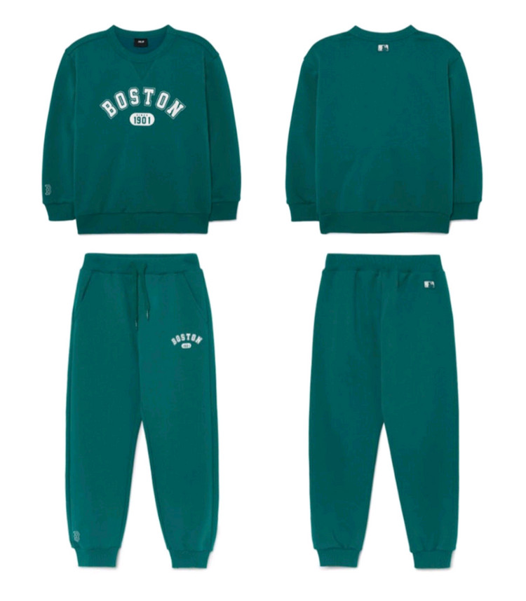 미착용 새제품 MLB 맨투맨 상하세트 남아여아 공용 세트 커플 상하복세트 165 이미지