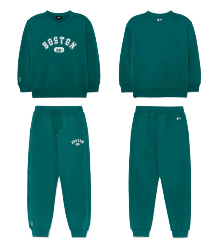 미착용 새제품 MLB 맨투맨 상하세트 남아여아 공용 세트 커플 상하복세트 165 이미지