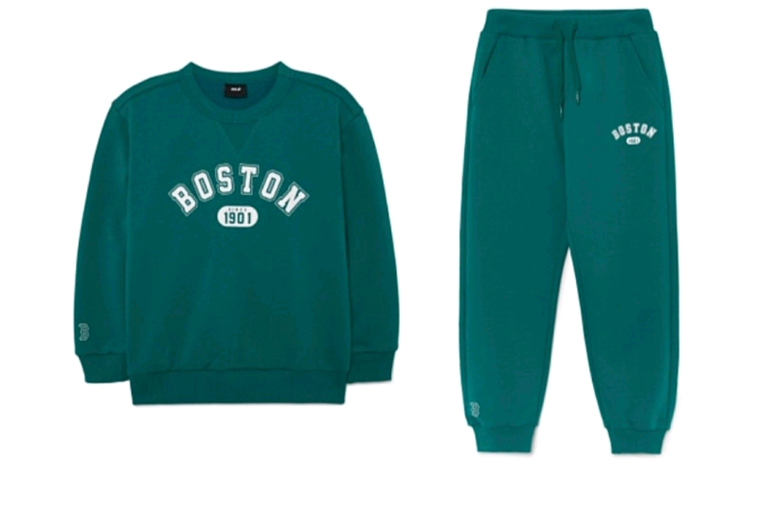 미착용 새제품 MLB 맨투맨 상하세트 남아여아 공용 세트 커플 상하복세트 165 이미지