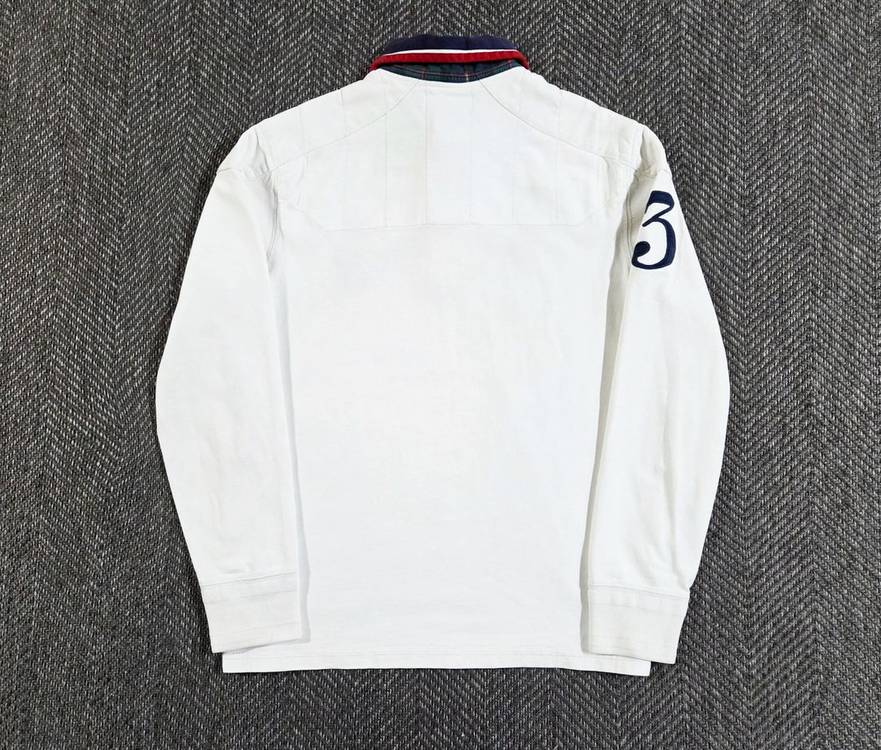 폴로 랄프로렌 빅포니 아이보리 화이트 긴팔 럭비티 이미지