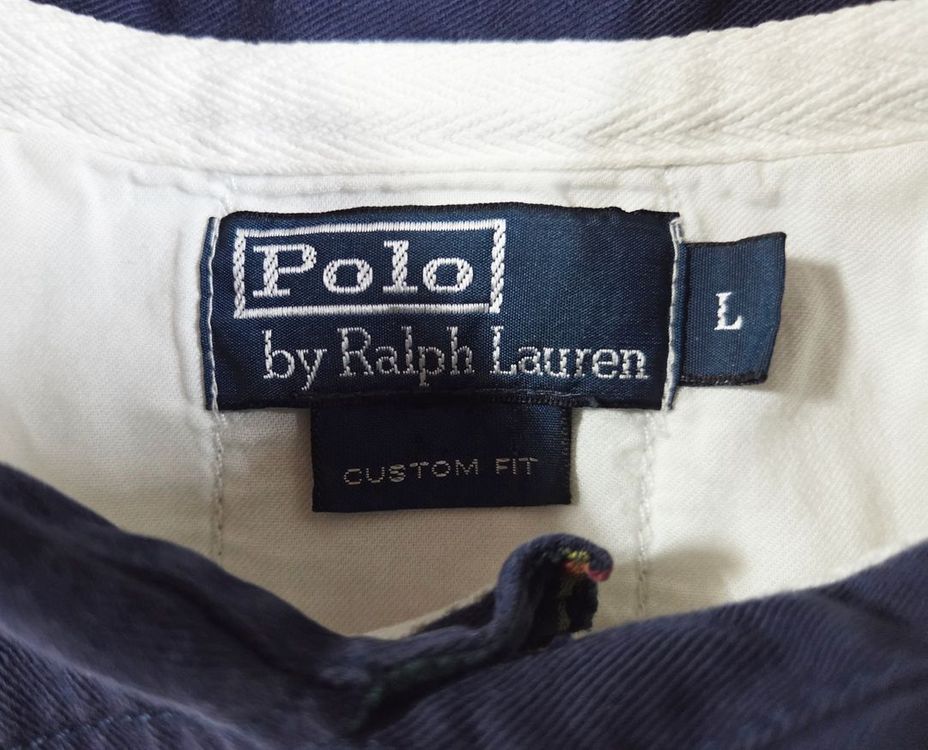 폴로 랄프로렌 빅포니 아이보리 화이트 긴팔 럭비티 이미지