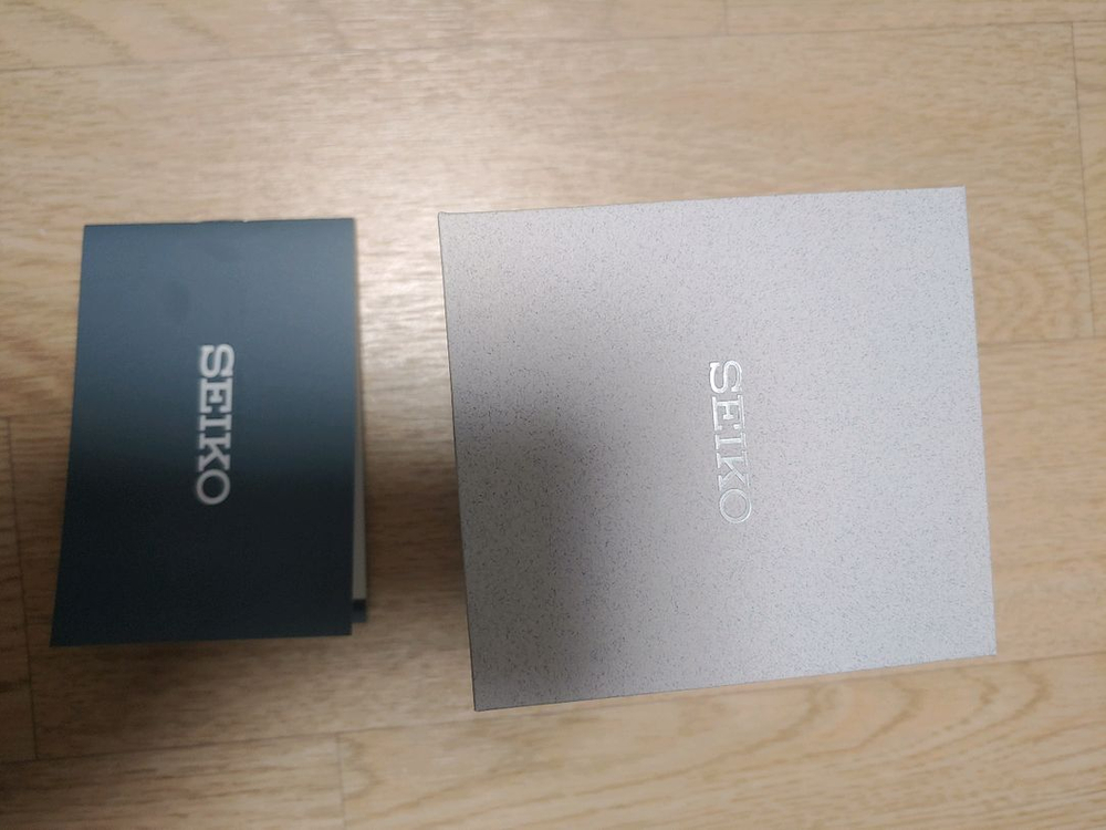 세이코 스피릿 SCXP031 35mm 블랙 실버 남성 시계 가죽 패션 카시오 이미지