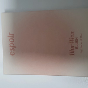 에스쁘아 블러 웨어 블러쉬 코르타도 미사용 블러셔