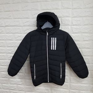 아디다스 슬림 패딩 점퍼 키즈130 경량 이미지