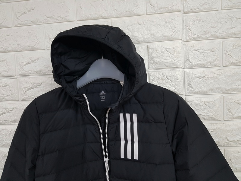 아디다스 슬림 패딩 점퍼 키즈130 경량 이미지