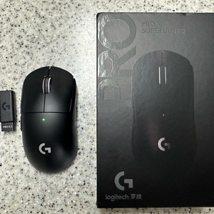 로지텍 지슈라2 G PRO X SUPERLIGHT2 게이밍 마우스 블랙