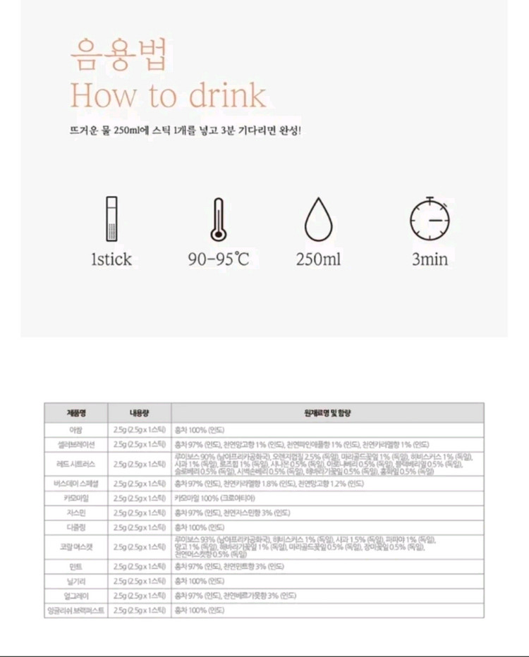 [새상품] 매직 티완드 홍차 12종 세트(쇼핑백 포함) 이미지