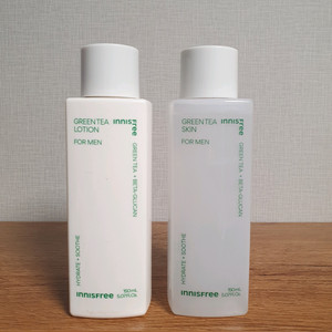 남자화장품 이니스프리 그린티 로션 + 스킨 세트