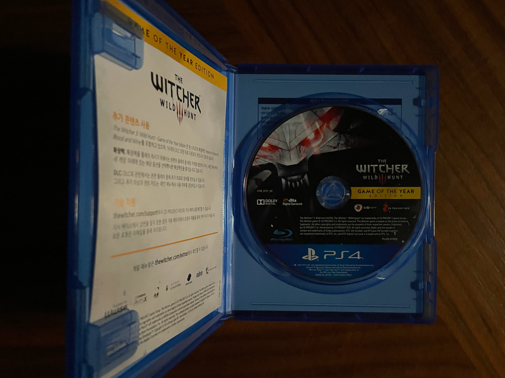 PS4 위쳐3 고티에디션 (택포)--1