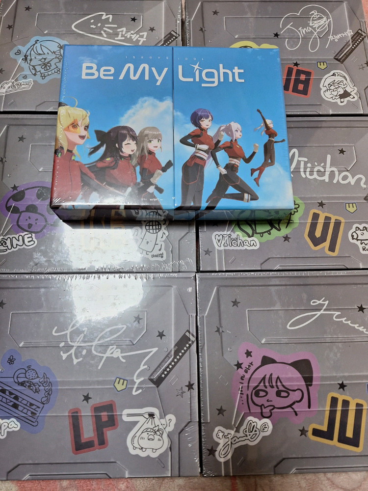 개봉o특전x 스폐셜x)이세계 아이돌 Be My Light 앨범 풀세트--1