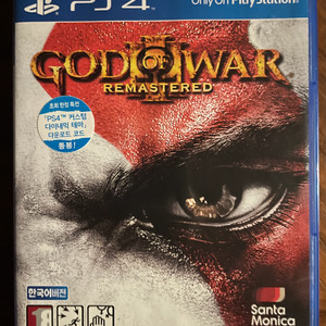 PS4 갓오브워 리마스터 (택포)