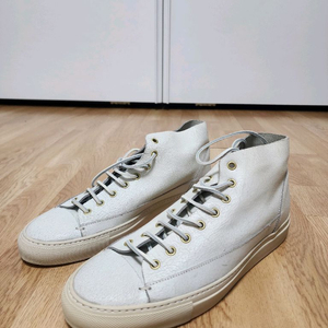 BUTTERO 화이트 하이탑 스니커즈 41(미사용제품) 이미지