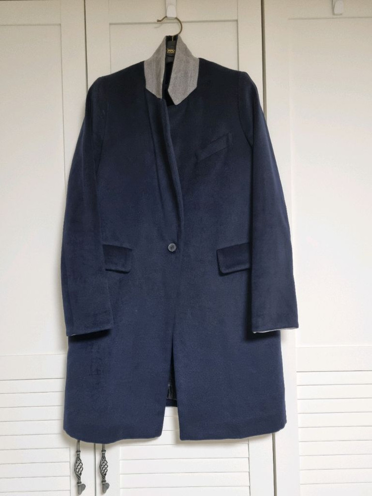 안감누빔 네이비 코트. 프리사이즈--1