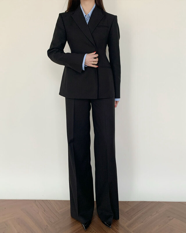 BRONN 브론 아워글래스 수트 셋업--1