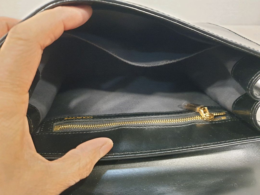 쿠론 블랙 토트백 가방--4