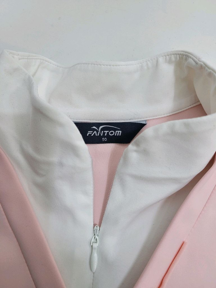 FANTOM 21SS 팬텀 V라인 하프집업 긴팔 티셔츠 / 여 90 핑크 이미지