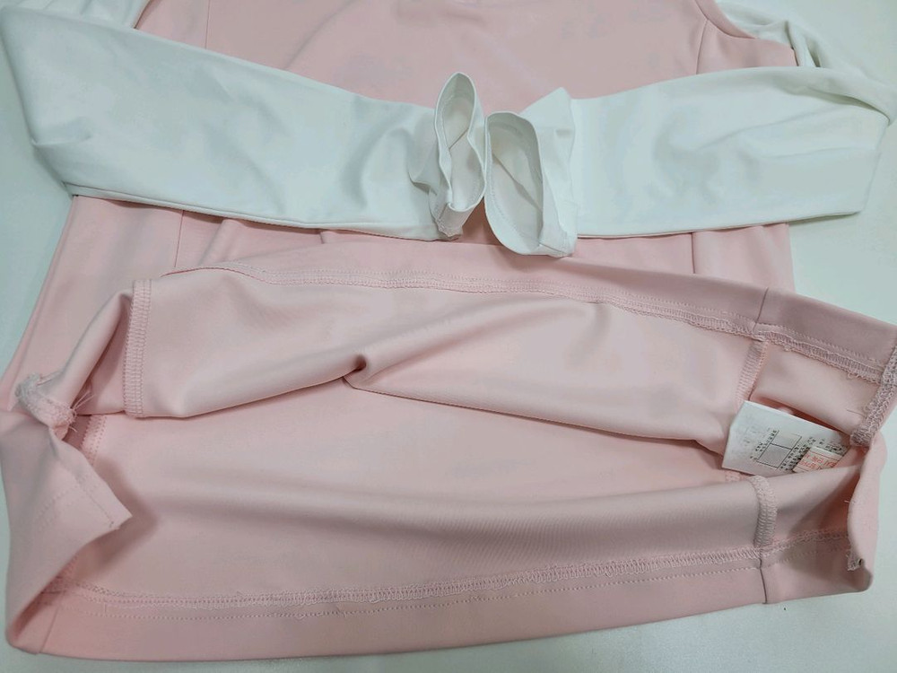 FANTOM 21SS 팬텀 V라인 하프집업 긴팔 티셔츠 / 여 90 핑크 이미지