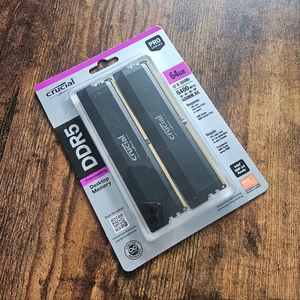 마이크론 ddr5 64GB램(32GB*2) 6400 메모리 이미지
