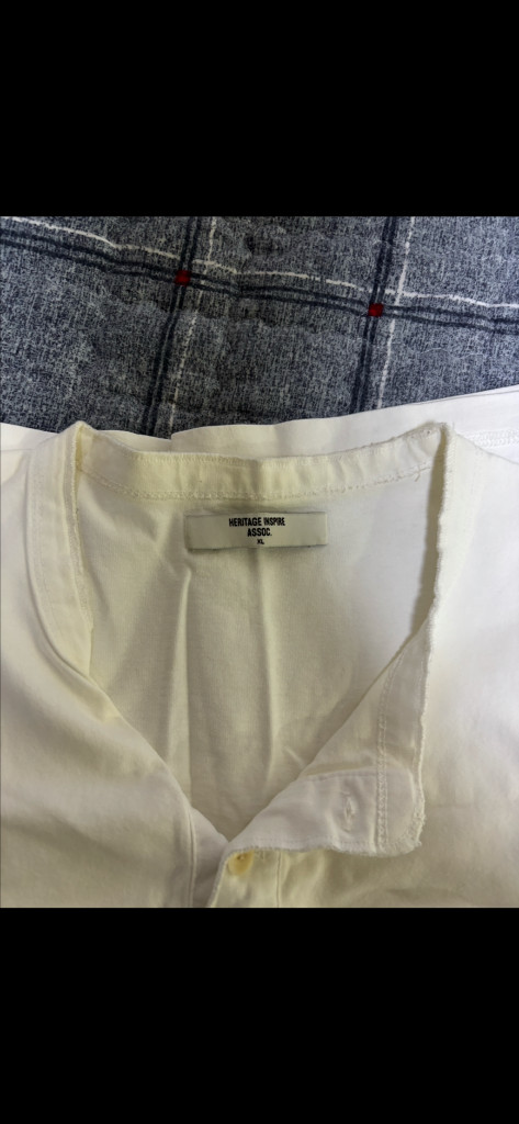 유니온블루 헨리넥 반팔 xl 이미지