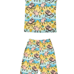 던스 26ss 해변돼지 상하셋 반팔92 배기 7480