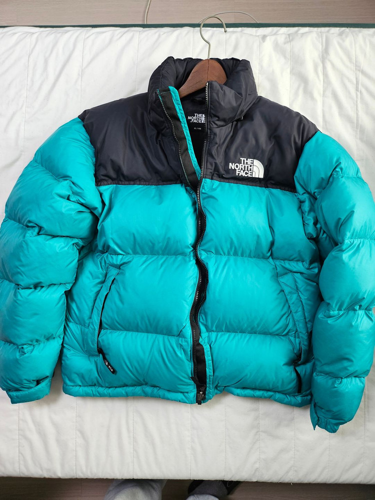 노스페이스 1996 눕시 패딩 에메랄드 그린 이미지