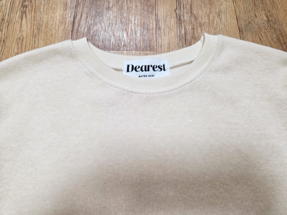 메이비베이비(MAYBEBABY) 디어리스트 hear 맨투맨티 프리사이즈 새상품--3