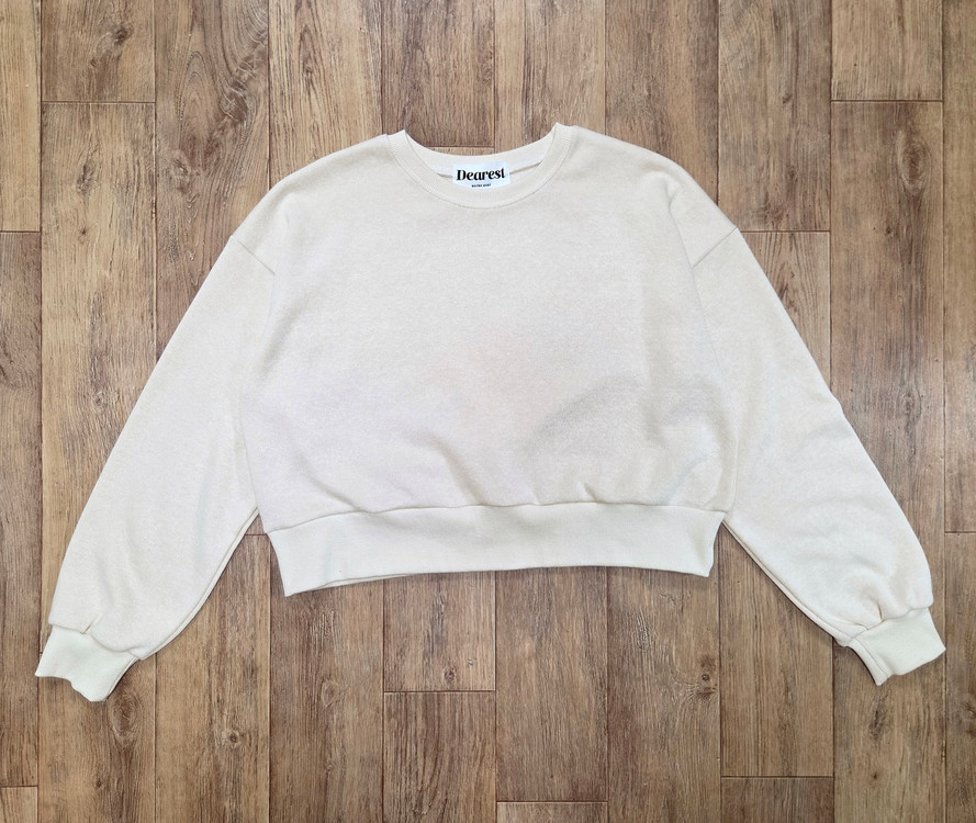 메이비베이비(MAYBEBABY) 디어리스트 hear 맨투맨티 프리사이즈 새상품--2