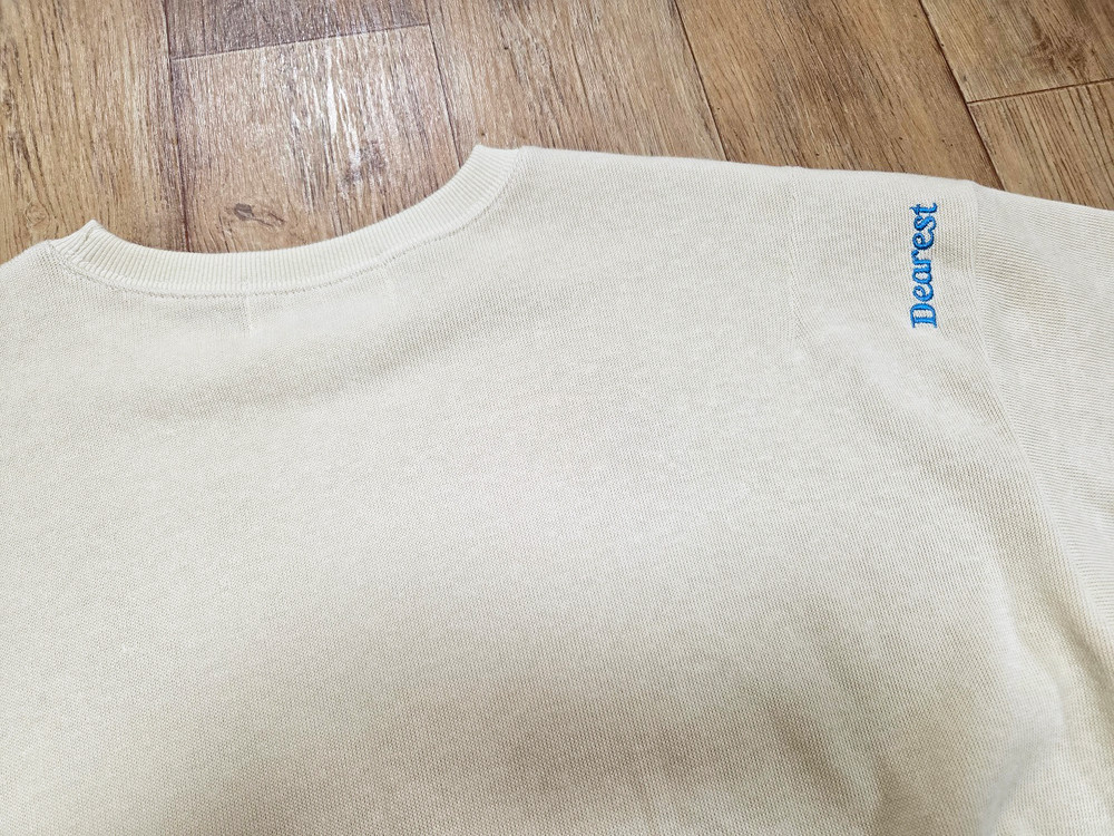 메이비베이비(MAYBEBABY) 디어리스트 hear 맨투맨티 프리사이즈 새상품--5