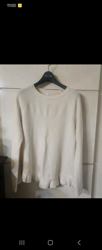 랑방 한섬 시스템 sjsj 캐시미어 가디건 니트--6