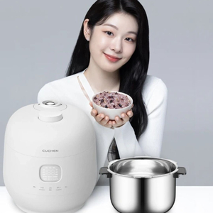 쿠첸 브레인 6인용 IH전기압력밥솥 CRH-VWTS0621SFMW 스테인리스내솥 이미지